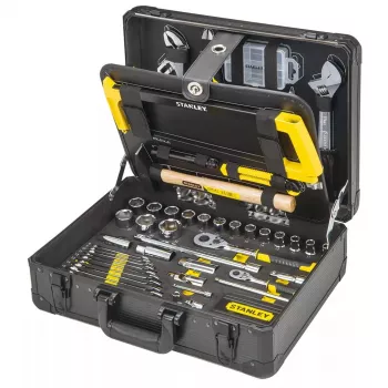 Mechanikos įrankių rinkinys Stanley STMT98109-1 142 įrankiai Juoda Geltona