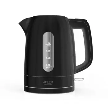 Elektrinis virdulys Adler AD 1380B – 1,7 L, iki 2200 W, juodas, 360° pagrindas