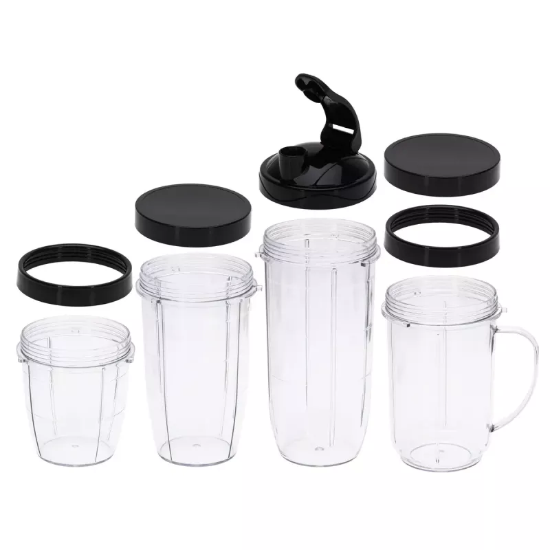 Stalo blenderis Adler AD 4084 Smoothie Set – 500 W (maks. 1200 W), 0,7 L stiklinis indas, nuimamas dubuo, juodas