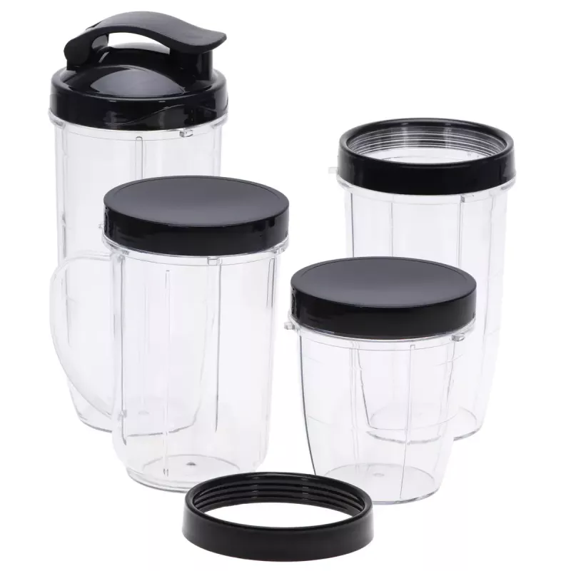 Stalo blenderis Adler AD 4084 Smoothie Set – 500 W (maks. 1200 W), 0,7 L stiklinis indas, nuimamas dubuo, juodas
