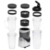 Stalo blenderis Adler AD 4084 Smoothie Set – 500 W (maks. 1200 W), 0,7 L stiklinis indas, nuimamas dubuo, juodas