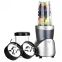 Stalo blenderis Adler AD 4084 Smoothie Set – 500 W (maks. 1200 W), 0,7 L stiklinis indas, nuimamas dubuo, juodas