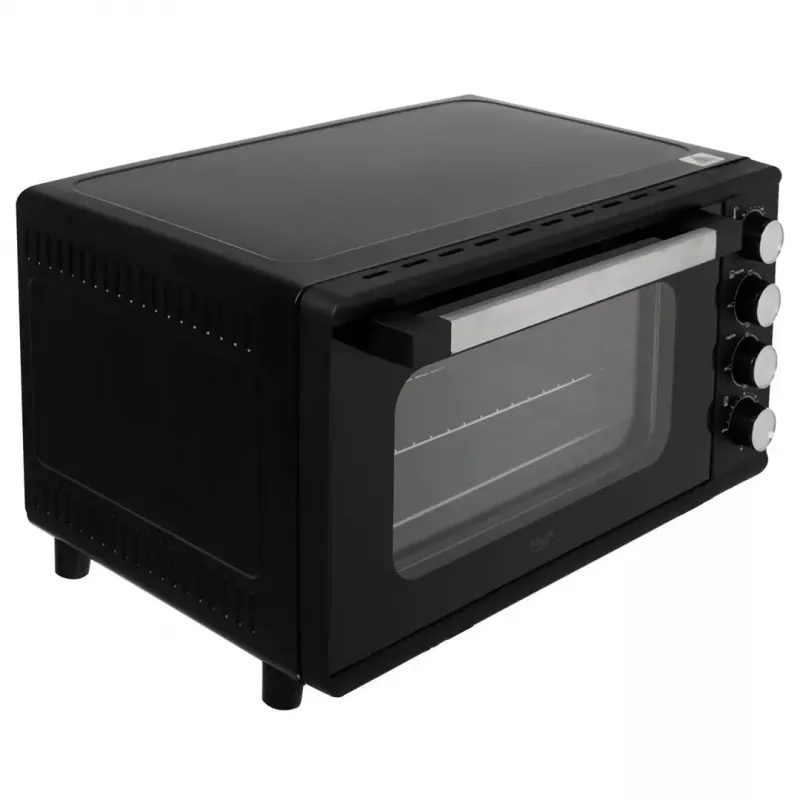 Mini orkaitė Adler AD 6030 — 30 L / 1500 W, mechaninis laikmatis, rotiseris, 230°C, laisvai pastatoma, juoda