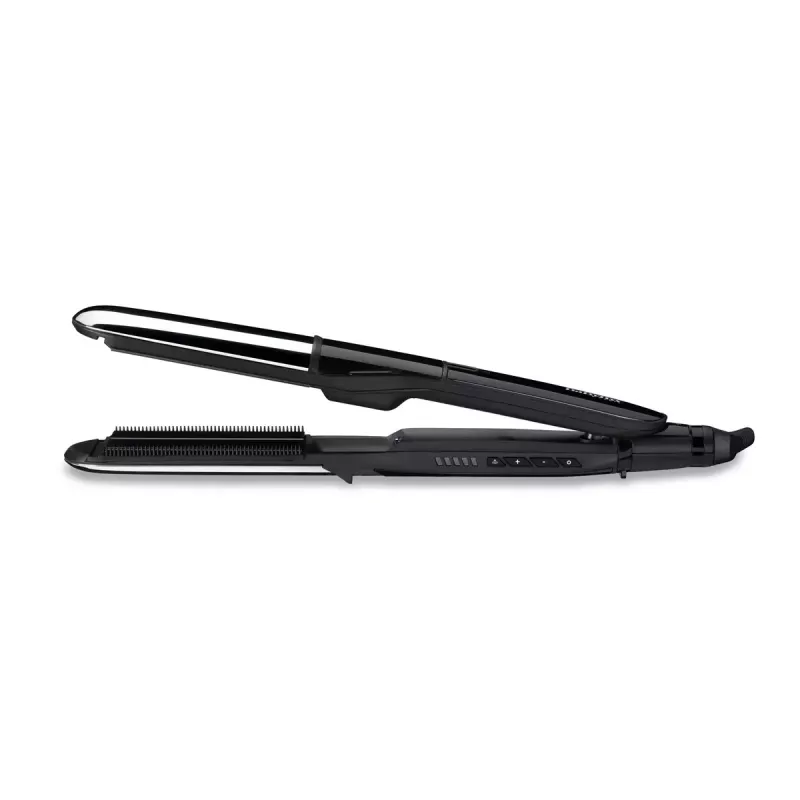 Tiesintuvas su garais BABYLISS ST496E Steam Mist Styler, 39×100 mm keraminės plokštelės, 150–230°C, 67 W, 2,5 m besisukantis laidas