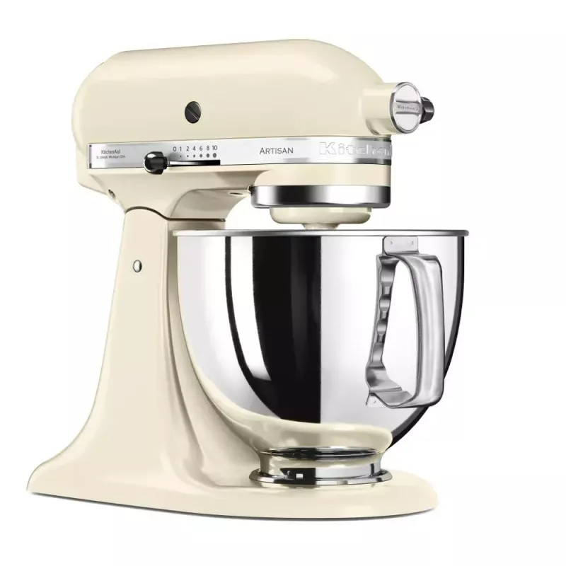 Stacionarus maišytuvas KITCHENAID 5KSM125EAC — 300 W, 4.8 L dubuo, 10 greičių, kreminė