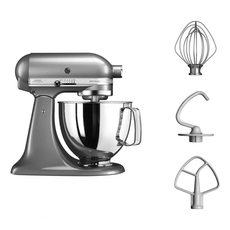 KitchenAid 5KSM125ECU Stacionarus maišytuvas 300 W Sidabrinis
