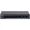 Dahua Technology DH-CS4010-8ET-110 tinklo jungiklis valdomas L2 Fast Ethernet (10/100) Power over Ethernet (PoE) juodas