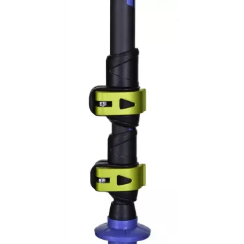 Trekkingo lazdos Viking Carbo Lite Black Lime, 175 cm, anglies pluoštas, 610 g (pora)