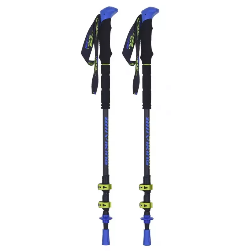 Trekkingo lazdos Viking Carbo Lite Black Lime, 175 cm, anglies pluoštas, 610 g (pora)
