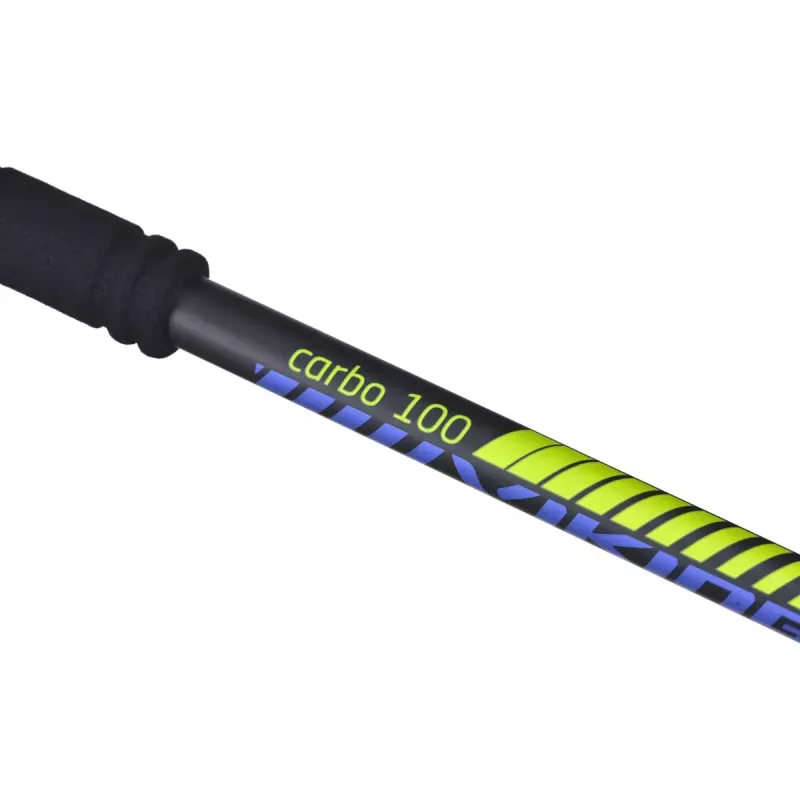 Trekkingo lazdos Viking Carbo Lite Black Lime, 175 cm, anglies pluoštas, 610 g (pora)