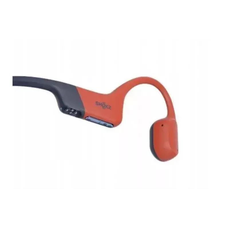 Shokz OpenSwim Pro kaulų laidumo ausinės, IP68, 32 GB MP3, Bluetooth, iki 9 val., USB-C, raudonos