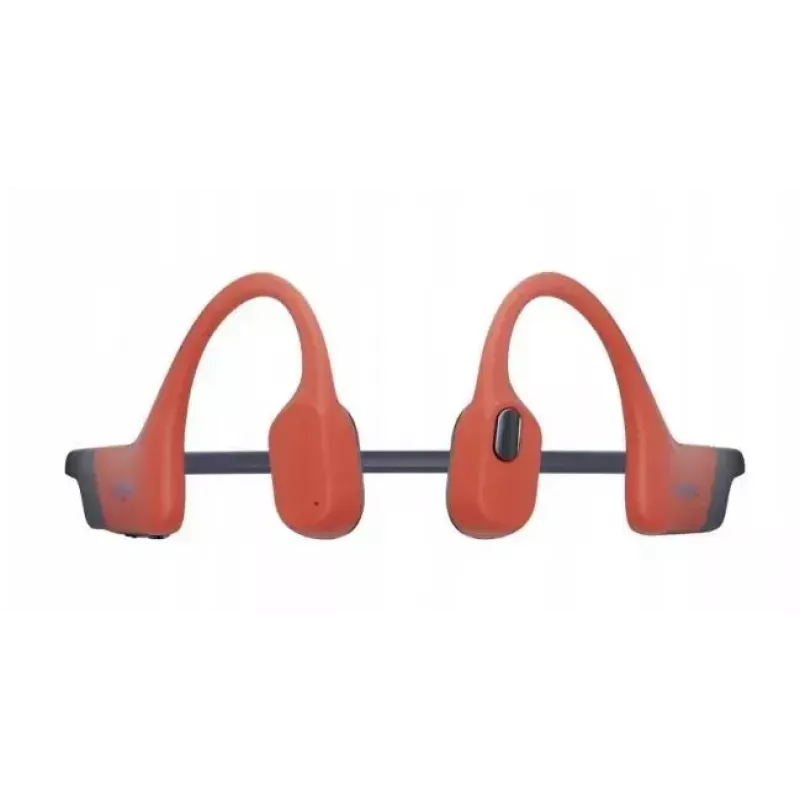 Shokz OpenSwim Pro kaulų laidumo ausinės, IP68, 32 GB MP3, Bluetooth, iki 9 val., USB-C, raudonos