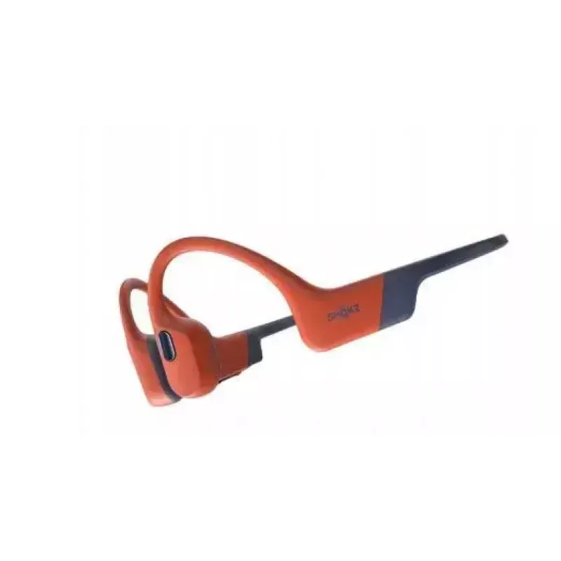 Shokz OpenSwim Pro kaulų laidumo ausinės, IP68, 32 GB MP3, Bluetooth, iki 9 val., USB-C, raudonos