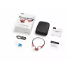 Shokz OpenSwim Pro kaulų laidumo ausinės, IP68, 32 GB MP3, Bluetooth, iki 9 val., USB-C, raudonos