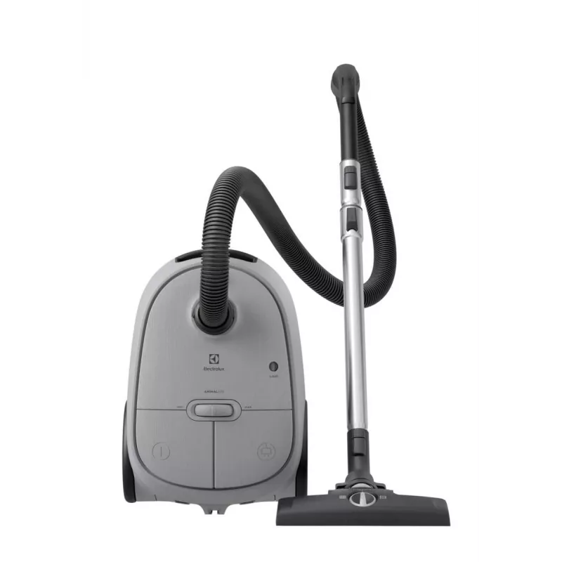 Cikloninis dulkių siurblys Electrolux EB61A5UG — 3,5 l dulkių maišas, 750 W, 12 m spindulys, turbo šepetys, nerūdijančio plieno teleskopinis vamzdis