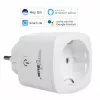 „Wi‑Fi“ nuotoliniu būdu valdomas kištukinis lizdas GreenBlue GB720F, F tipo kištukas, maks. apkrova 2×16 A (3680 W), baltas