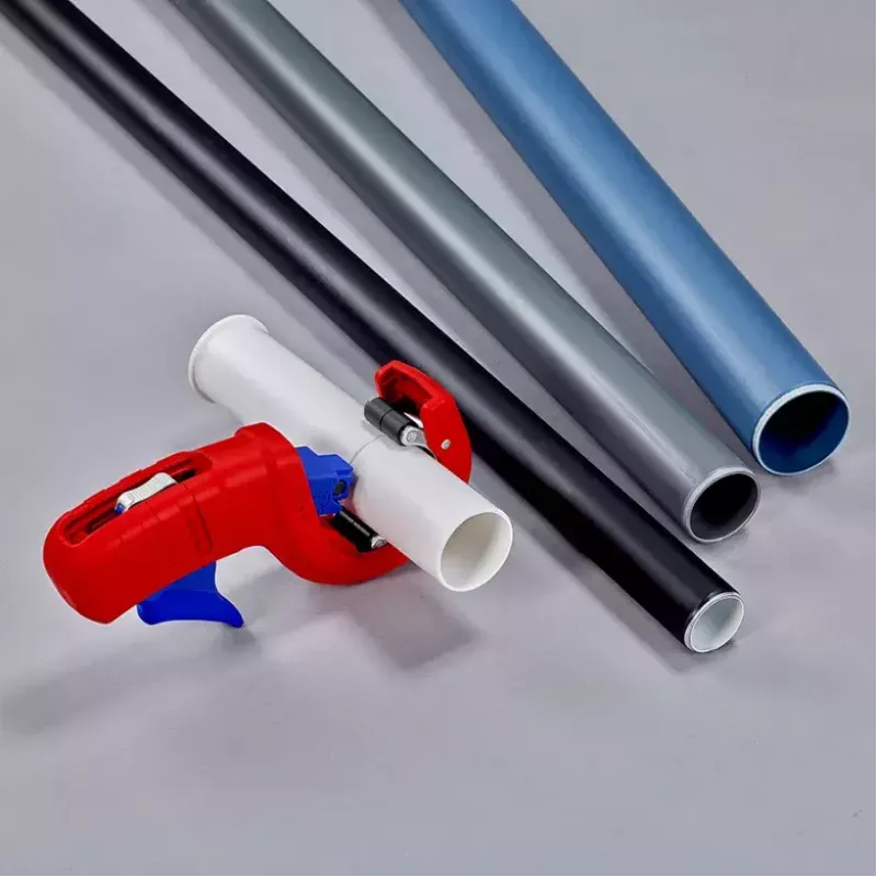 Vamzdžių pjoviklis Knipex 90 23 01 BK plieninis peilis plastikinė rankena 165 mm