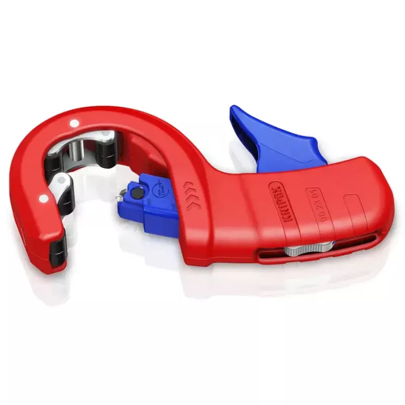 Vamzdžių pjoviklis Knipex 90 23 01 BK plieninis peilis plastikinė rankena 165 mm