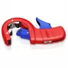 Vamzdžių pjoviklis Knipex 90 23 01 BK plieninis peilis plastikinė rankena 165 mm