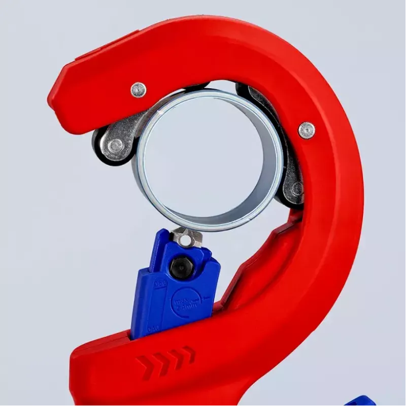 Vamzdžių pjoviklis Knipex 90 23 01 BK plieninis peilis plastikinė rankena 165 mm
