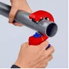 Vamzdžių pjoviklis Knipex 90 23 01 BK plieninis peilis plastikinė rankena 165 mm