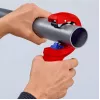 Vamzdžių pjoviklis Knipex 90 23 01 BK plieninis peilis plastikinė rankena 165 mm