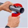 Vamzdžių pjoviklis Knipex 90 23 01 BK plieninis peilis plastikinė rankena 165 mm