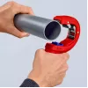 Vamzdžių pjoviklis Knipex 90 23 01 BK plieninis peilis plastikinė rankena 165 mm