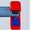 Vamzdžių pjoviklis Knipex 90 23 01 BK plieninis peilis plastikinė rankena 165 mm