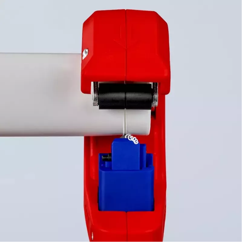 Vamzdžių pjoviklis Knipex 90 23 01 BK plieninis peilis plastikinė rankena 165 mm