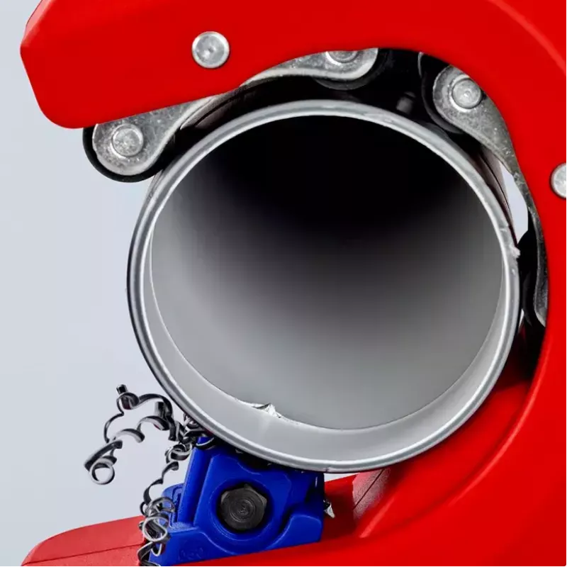 Vamzdžių pjoviklis Knipex 90 23 01 BK plieninis peilis plastikinė rankena 165 mm