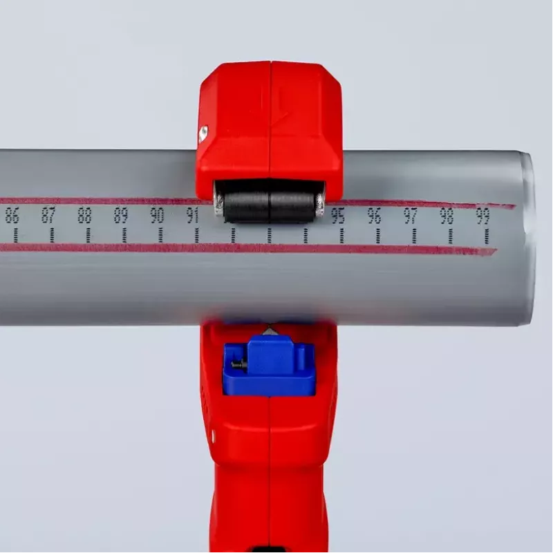 Vamzdžių pjoviklis Knipex 90 23 01 BK plieninis peilis plastikinė rankena 165 mm