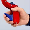 Vamzdžių pjoviklis Knipex 90 23 01 BK plieninis peilis plastikinė rankena 165 mm