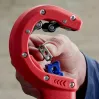Vamzdžių pjoviklis Knipex 90 23 01 BK plieninis peilis plastikinė rankena 165 mm