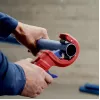 Vamzdžių pjoviklis Knipex 90 23 01 BK plieninis peilis plastikinė rankena 165 mm