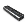 Lindy 10 Portų USB 3.0 Hub su Įjungimo / Išjungimo Jungikliais