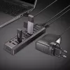 Lindy 10 Portų USB 3.0 Hub su Įjungimo / Išjungimo Jungikliais