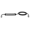 Lindy DST-Micro 140, USB-C nešiojamojo kompiuterio mikro dokų stotelė su 4K palaikymu ir 1,4 m 60 W įkrovimo kabeliu
