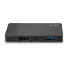 Lindy DST-Micro, USB-C nešiojamojo kompiuterio mikro dokų stotelė su 4K palaikymu ir 100W galios perdavimu