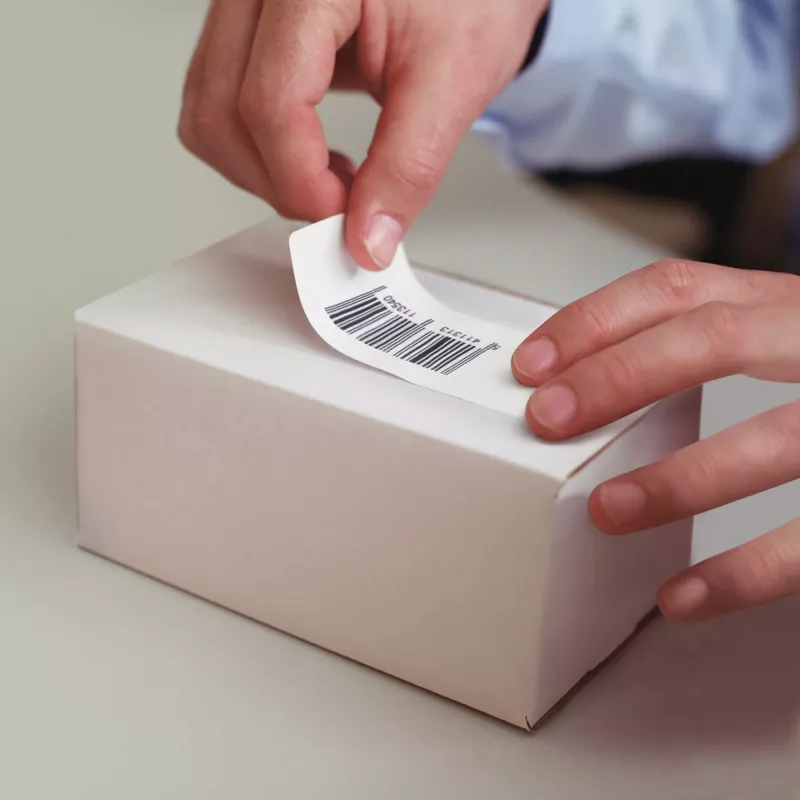 DYMO Autentiškos LabelWriter Universalios Etiketės 32mm x 57mm, 6 Rulonų po 1 000 Lengvai Nuimamų Etikečių (6 000 vnt.), Lipnios, LabelWriter Etikečių Spausdintuvams