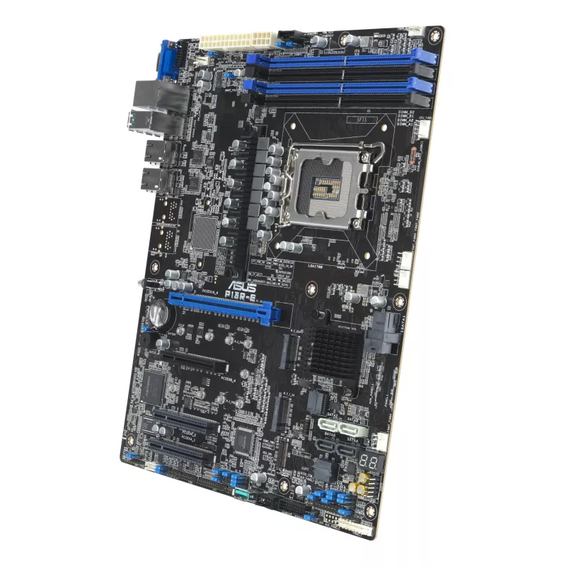 ASUS P13R-E 90SB0CS0-M0UAY1 serverinė pagrindinė plokštė, Intel C266, LGA1700, ATX, 4x DDR5, 2x M.2, 8x SATA, 2x Gigabit LAN