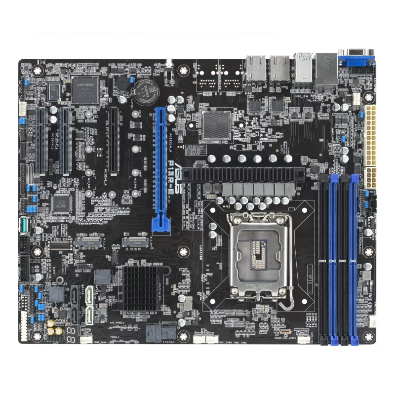 ASUS P13R-E 90SB0CS0-M0UAY1 serverinė pagrindinė plokštė, Intel C266, LGA1700, ATX, 4x DDR5, 2x M.2, 8x SATA, 2x Gigabit LAN