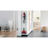 Bosch BBS711ANM belaidis siurblys/šluota, akumuliatorinis, sausas valymas, be maišelio, 0.3 L, juoda, raudona, nerūdijantis plienas