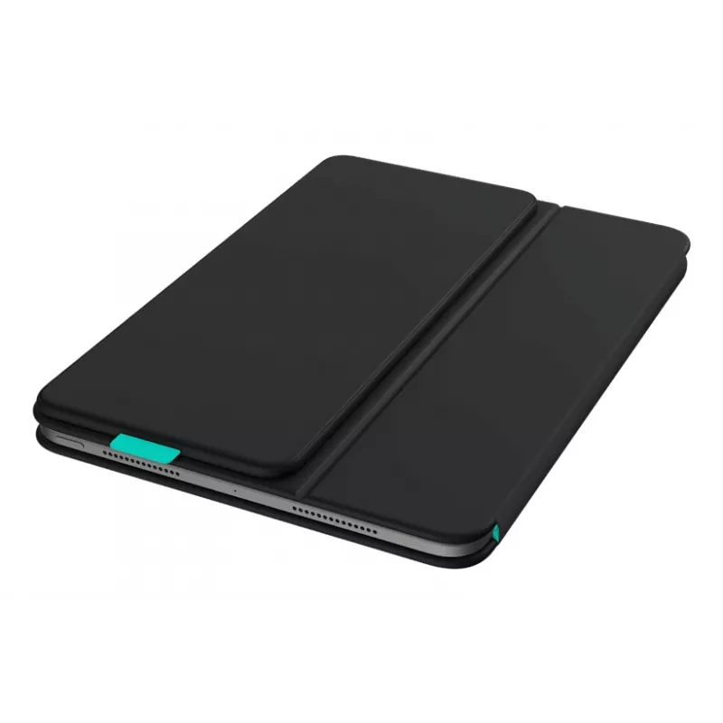 LOGITECH Flip Folio Graphite – iPad Pro 11 colių (M4), iPad Air 11 colių (M2 ir M3), iPad Air (5-os kartos) – QWERTY JK