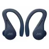 Į ausį įdedamos ausinės JVC HA-EC25TAU — True Wireless, Bluetooth 5.1, IPX5, užkabinamos už ausies, 6 mm tvarkyklės, 30 h su dėklu, mėlynos