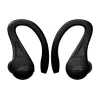 Jėgos sporto belaidės ausinės JVC Sports TWS Black, True Wireless Stereo (TWS), 20–20000 Hz, skambučiai/muzika, 6,8 g, juodos