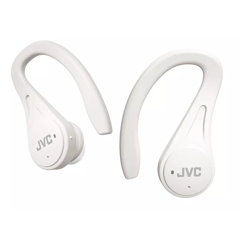 JVC Sports TWS White belaidės ausinės, TWS, 20–20000 Hz, skambučiams/muzikai, 6,8 g, baltos