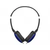 Laidinės ausinės su galvos lanku JVC HA-S160M-AU, binauralinės, 3 cm tvarkyklės, 12–24000 Hz, 32 Ω, 1,2 m kabelis, mėlyna