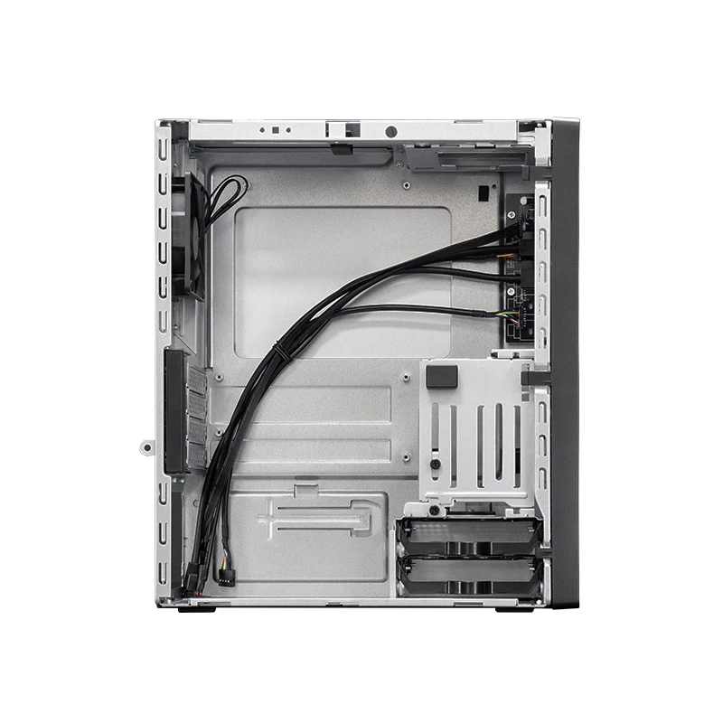 Korpusas CHIEFTEC BS-20B-OP Midi Tower, juodas, microATX/Mini-ITX, 2x 3,5 colio, max GPU 27 cm, 1x 5,25 colio lizdas, USB-C
