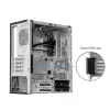 Korpusas CHIEFTEC BS-20B-OP Midi Tower, juodas, microATX/Mini-ITX, 2x 3,5 colio, max GPU 27 cm, 1x 5,25 colio lizdas, USB-C